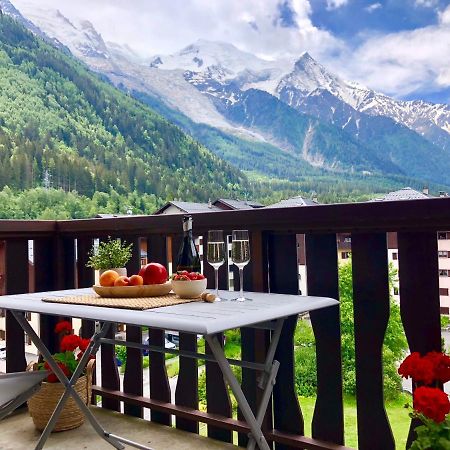 Mont Blanc 43, Vue Mont Blanc , Balcon, Parking Apartment Chamonix Luaran gambar
